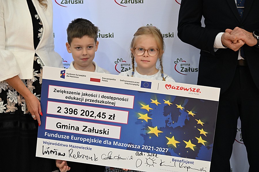 Duże unijne wsparcie dla gminy Załuski. Wiejska świetlica, ekopark i modernizacja przedszkolnych oddziałów